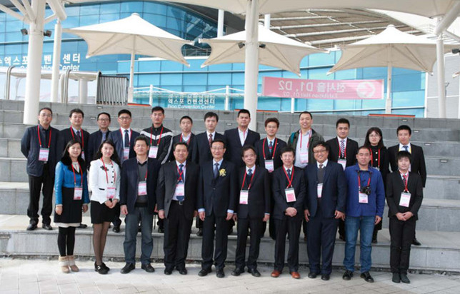 中国代表队合影