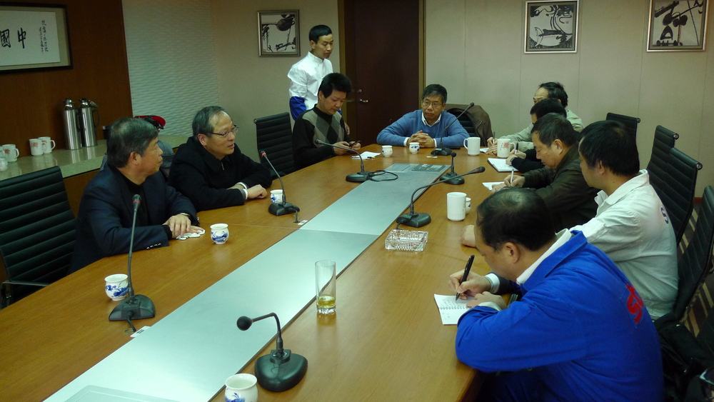 於世成书记一行与我校造船办及随船教师代表座谈 於世成书记一行与我校造船办及随船教师代表座谈