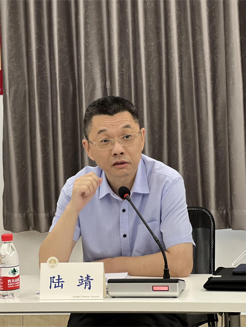 校长陆靖讲话