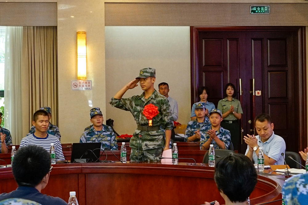 欢送现场