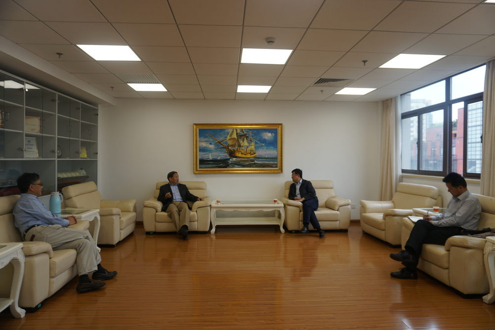 宋宝儒书记会见世界海事大学副校长马硕教授