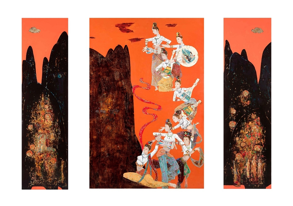 歌舞升平(大漆)