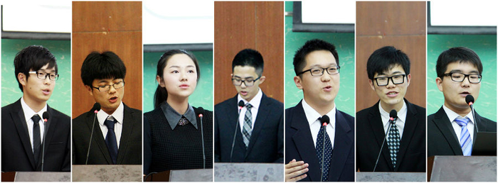 7名候选人竞选演讲