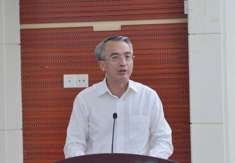 广州市委常委、南沙区委书记蔡朝林致辞