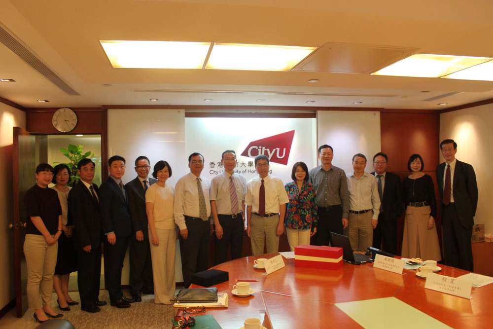 拜会香港城市大学