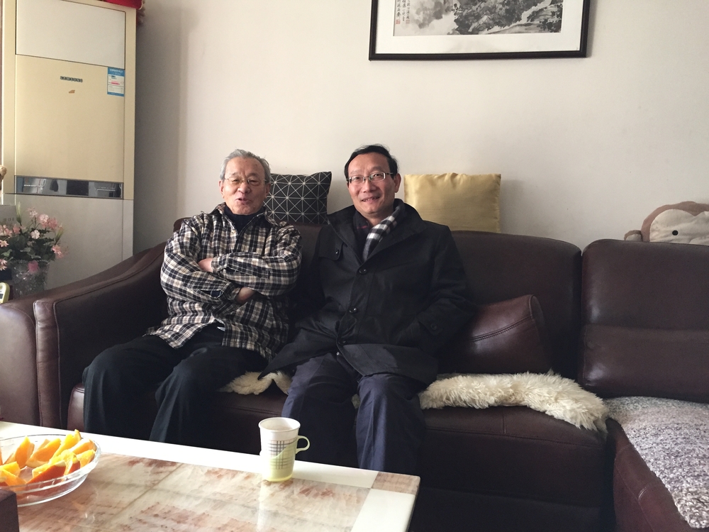 黄有方校长看望慰问老干部