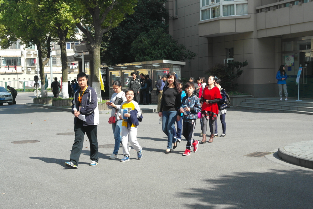 学生职业体验暨校园开放日现场