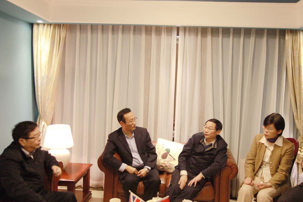 高德毅书记会见我校领导一行