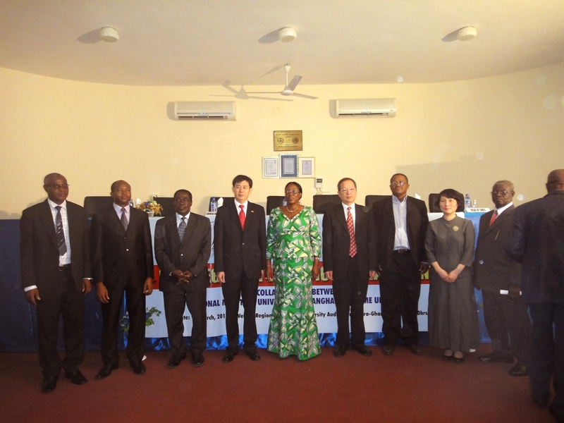 2011年3月9日，经教育部批准的上海海事大学——中西非地区海事大学第一届“物流管理”本科项目开班