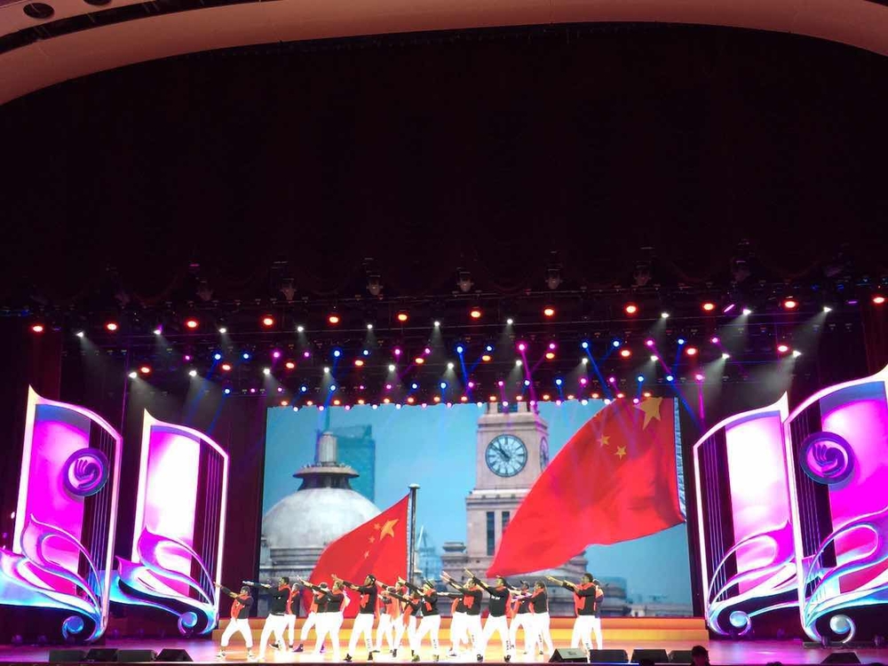 我校留学生表演中国范