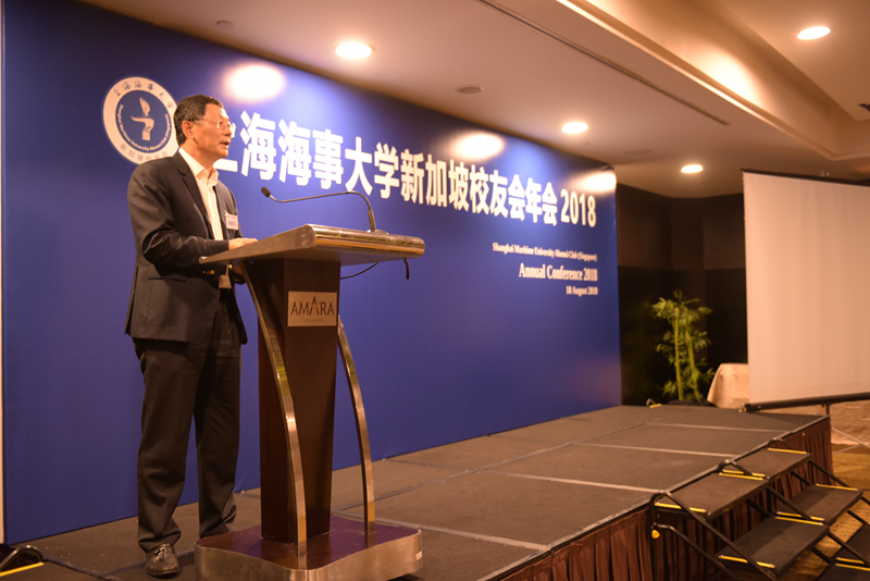 上海海事大学新加坡校友会会长燕献凯致欢迎辞 上海海事大学新加坡校友会会长燕献凯致欢迎辞