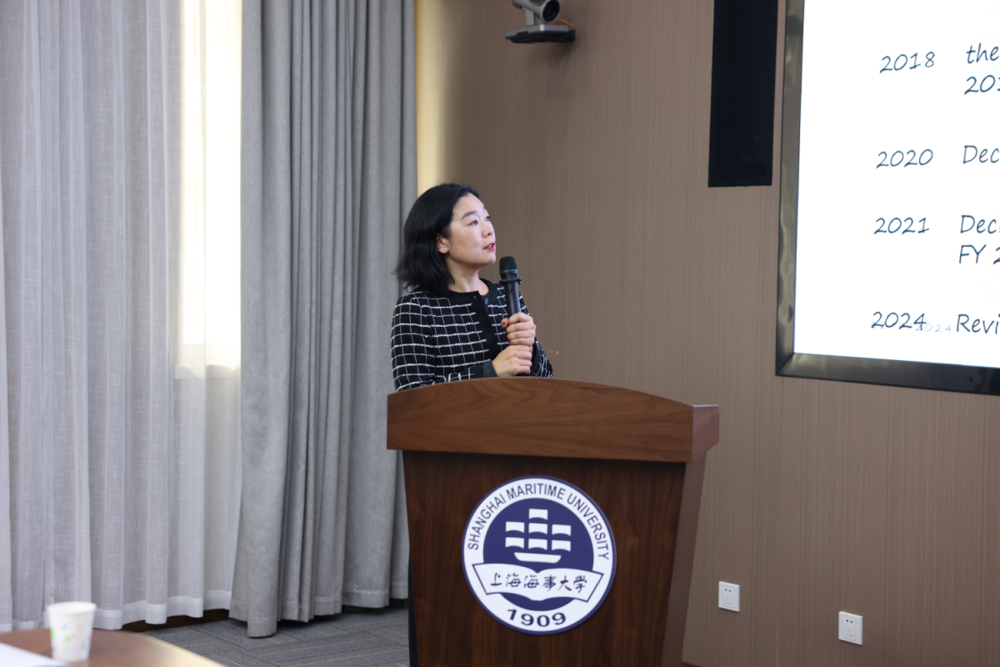 20241211113854208100.png 日本广岛大学人文社会科学研究生院副教授掛江朋子(Tomoko Kakee)作题为“海上风力发电:日本的现状和法律制度”的报告