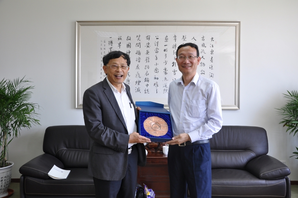 黄有方校长会见台湾海洋大学张清风校长