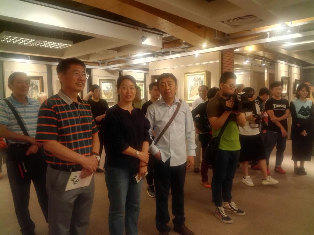 画展开幕现场