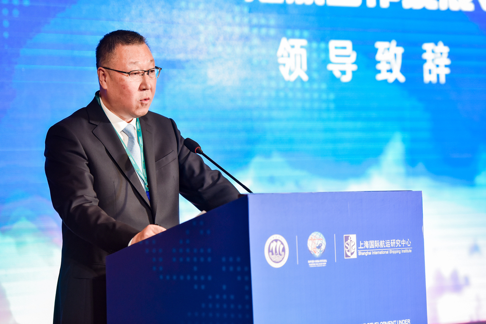 20211024015547951500.jpg 浙江省海港投资运营集团有限公司、宁波舟山港集团副总经理孙大庆致辞