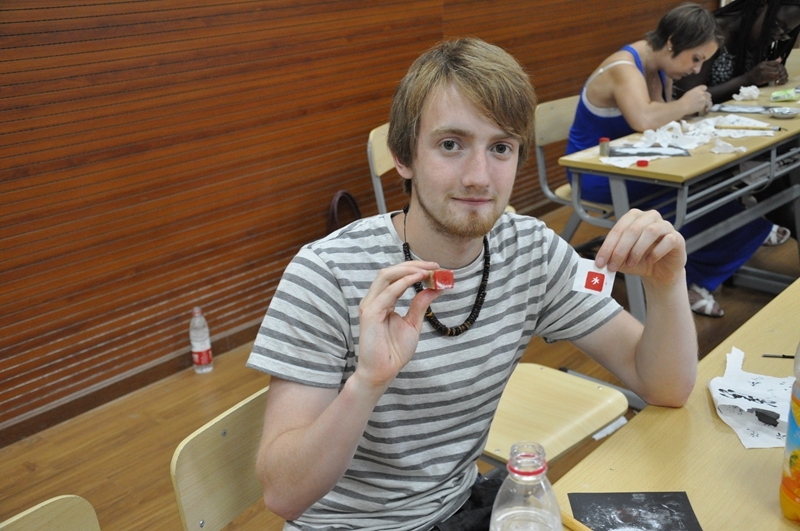 篆刻作品“水” 篆刻作品“水”