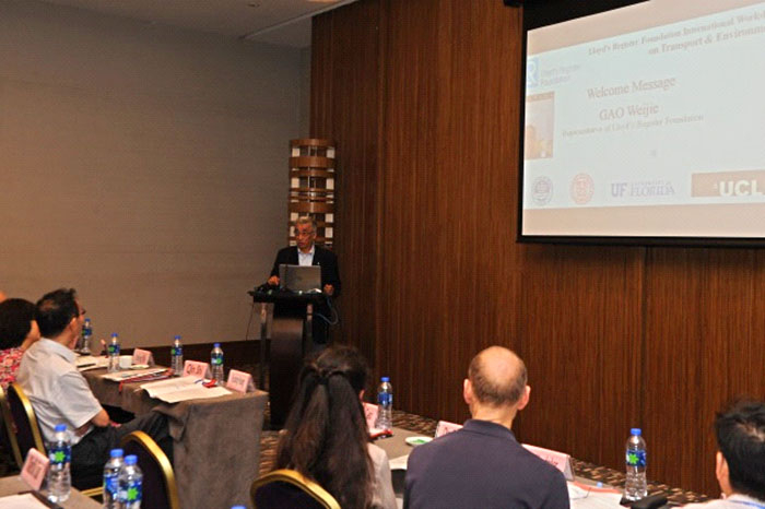 高伟杰先生在开幕式上致欢迎辞