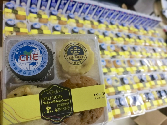 学校后勤为志愿者准备的早餐