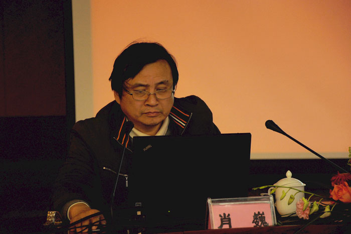 肖巍教授作报告