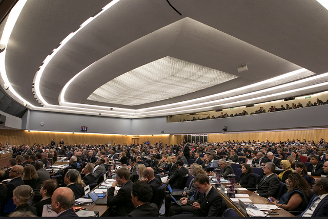 IMO第30届大会现场  IMO第30届大会现场