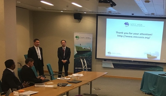 金永兴书记、阮巍院长在海事技术研讨和能力建设会议上作MTCC-Asia工作报告 金永兴书记、阮巍院长在海事技术研讨和能力建设会议上作MTCC-Asia工作报告