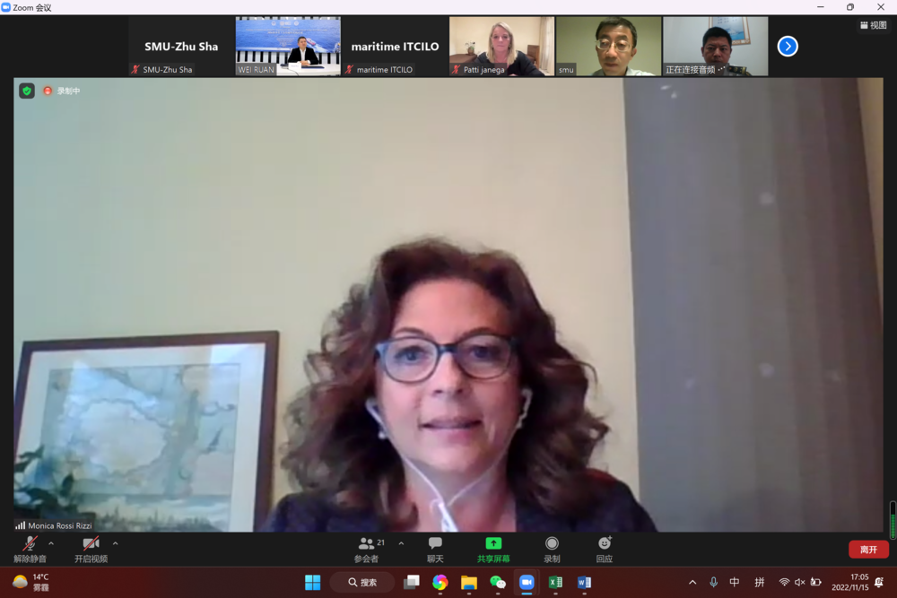 国际劳工组织国际培训中心高级主管参加开班仪式