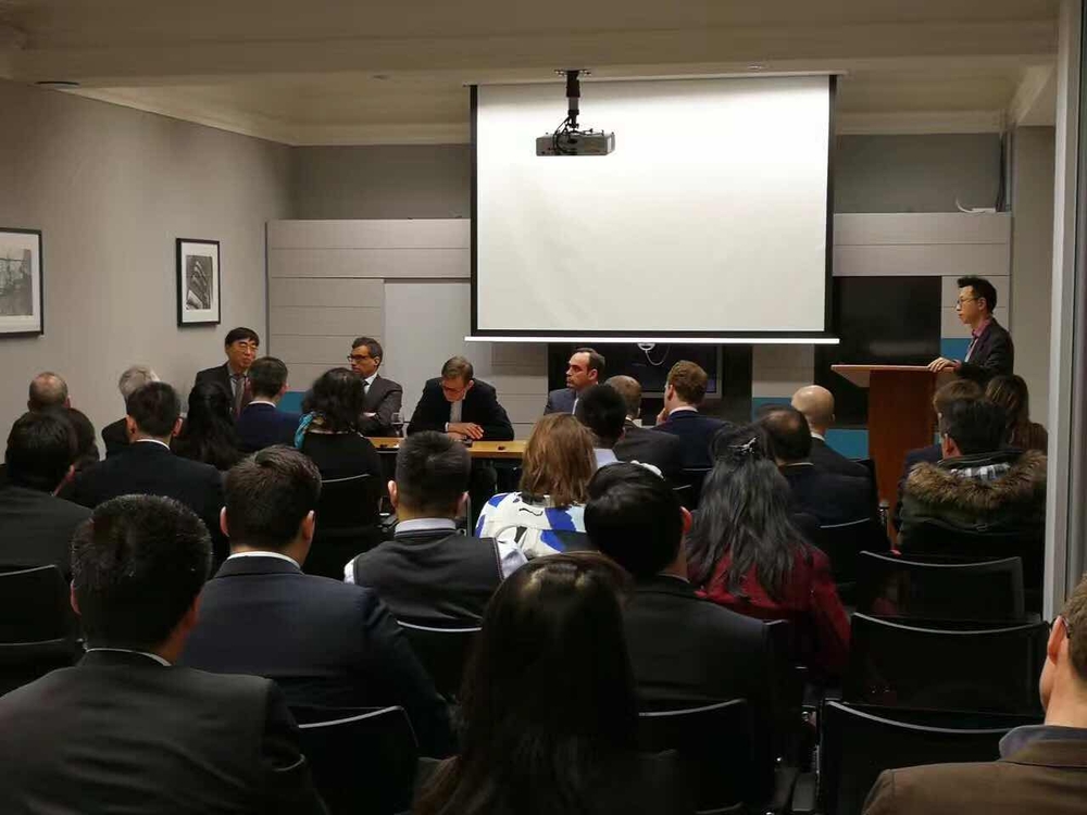 伦敦华人航运协会第一次研讨会会场