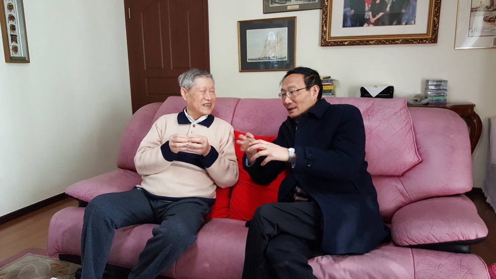 黄有方校长慰问交通运输部原副部长林祖乙