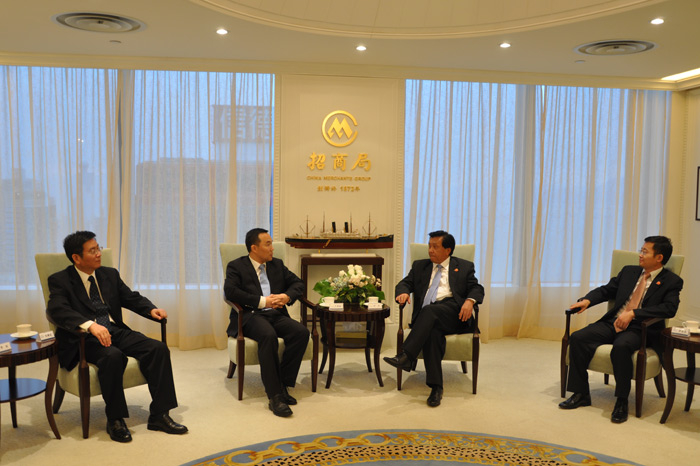 王海威副校长一行拜会招商局集团领导