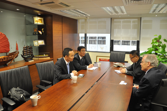 王海威副校长一行拜访香港船东会