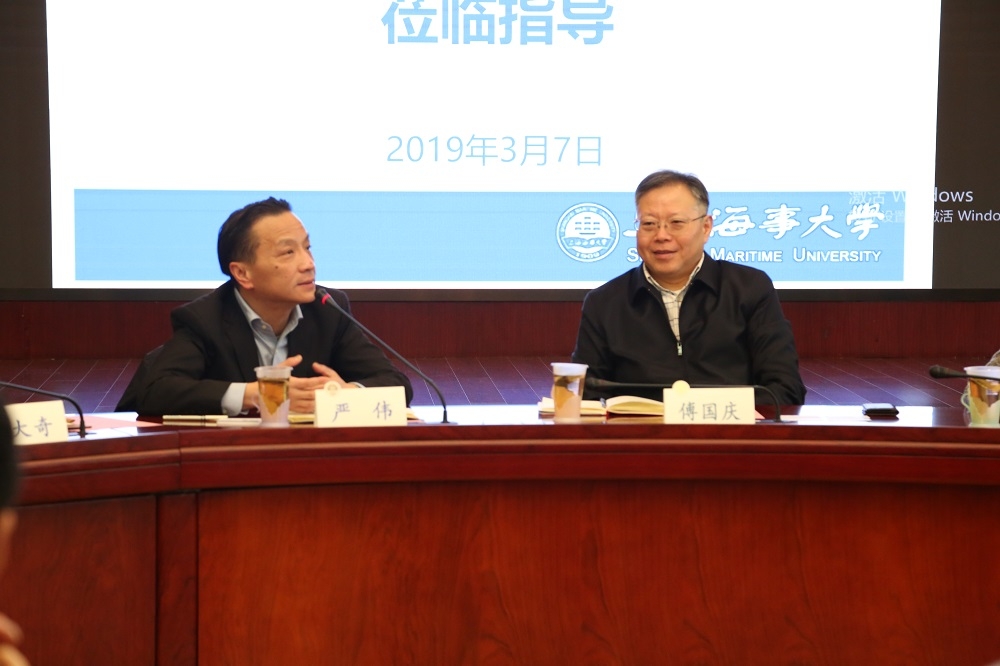 调研现场 市科委副主任傅国庆一行来校调研指导工作