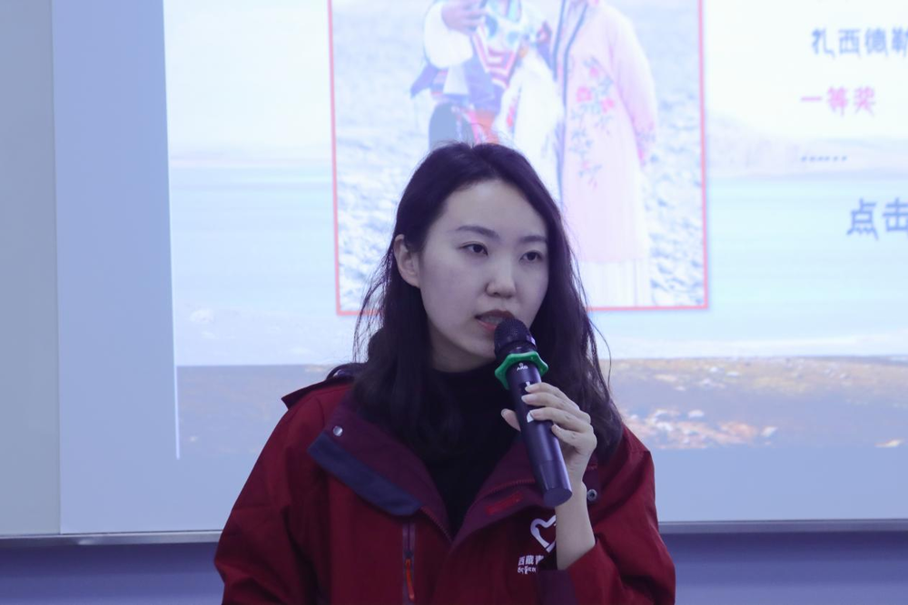 宣讲团成员吴新蕊分享