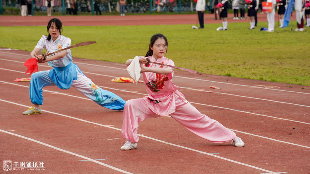 武术队表演