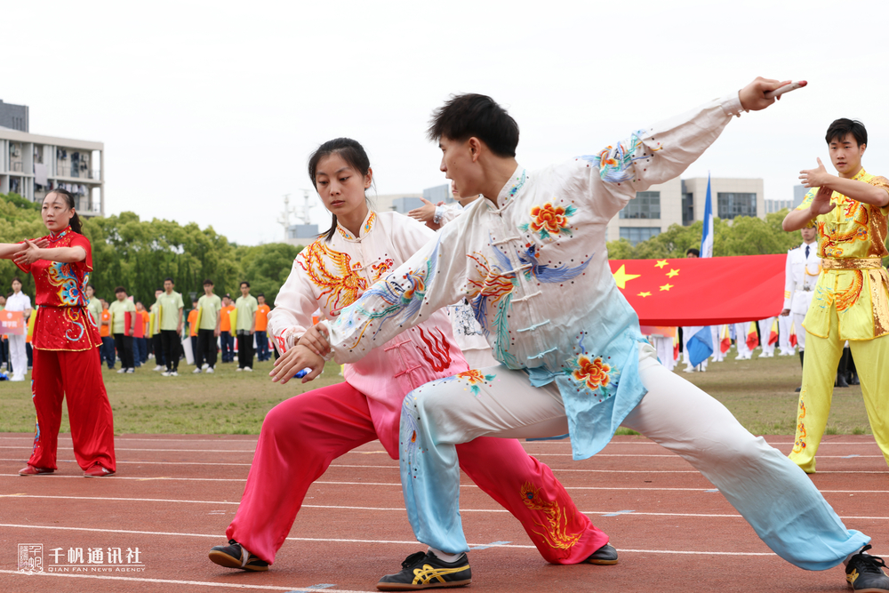 武术队表演