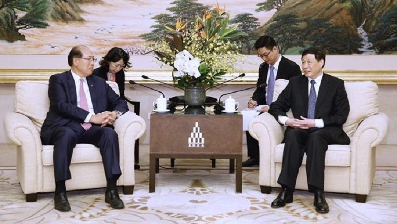 上海市市长应勇会见国际海事组织秘书长林基泽一行,对MTCC-Asia落户上海表示祝贺 上海市市长应勇会见国际海事组织秘书长林基泽一行,对MTCC-Asia落户上海表示祝贺