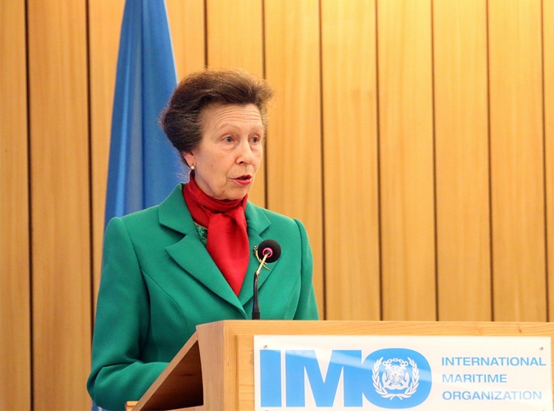 英国安妮公主在第100次海安会上做主题演讲 英国安妮公主在第100次海安会上做主题演讲