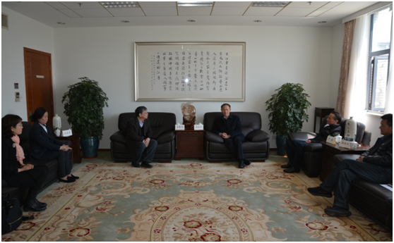 上海市教卫工作党委统战处处长金勤明来校调研