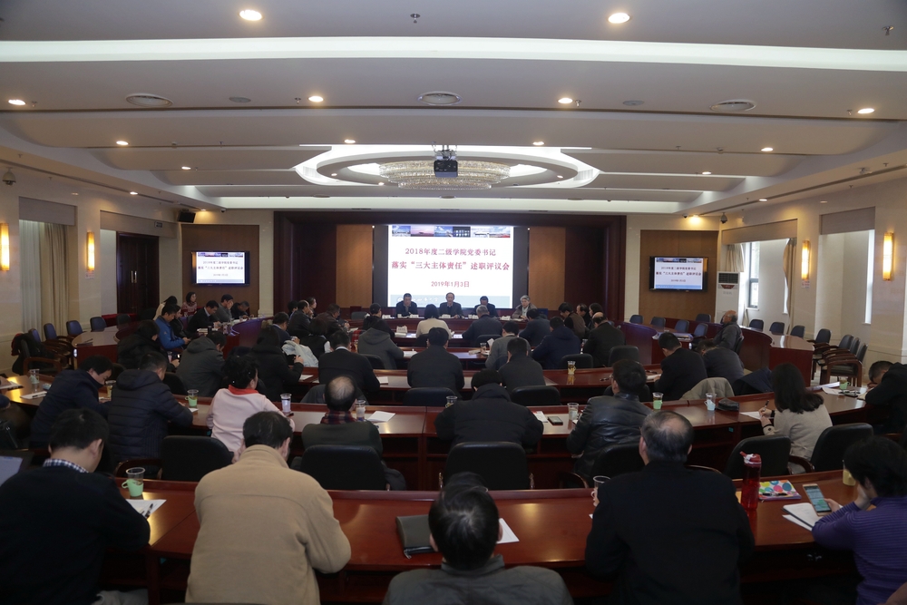 述职评议会会场