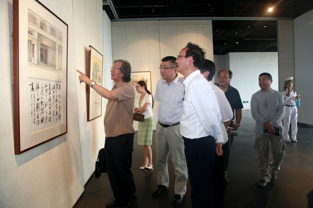 校领导参观书画展