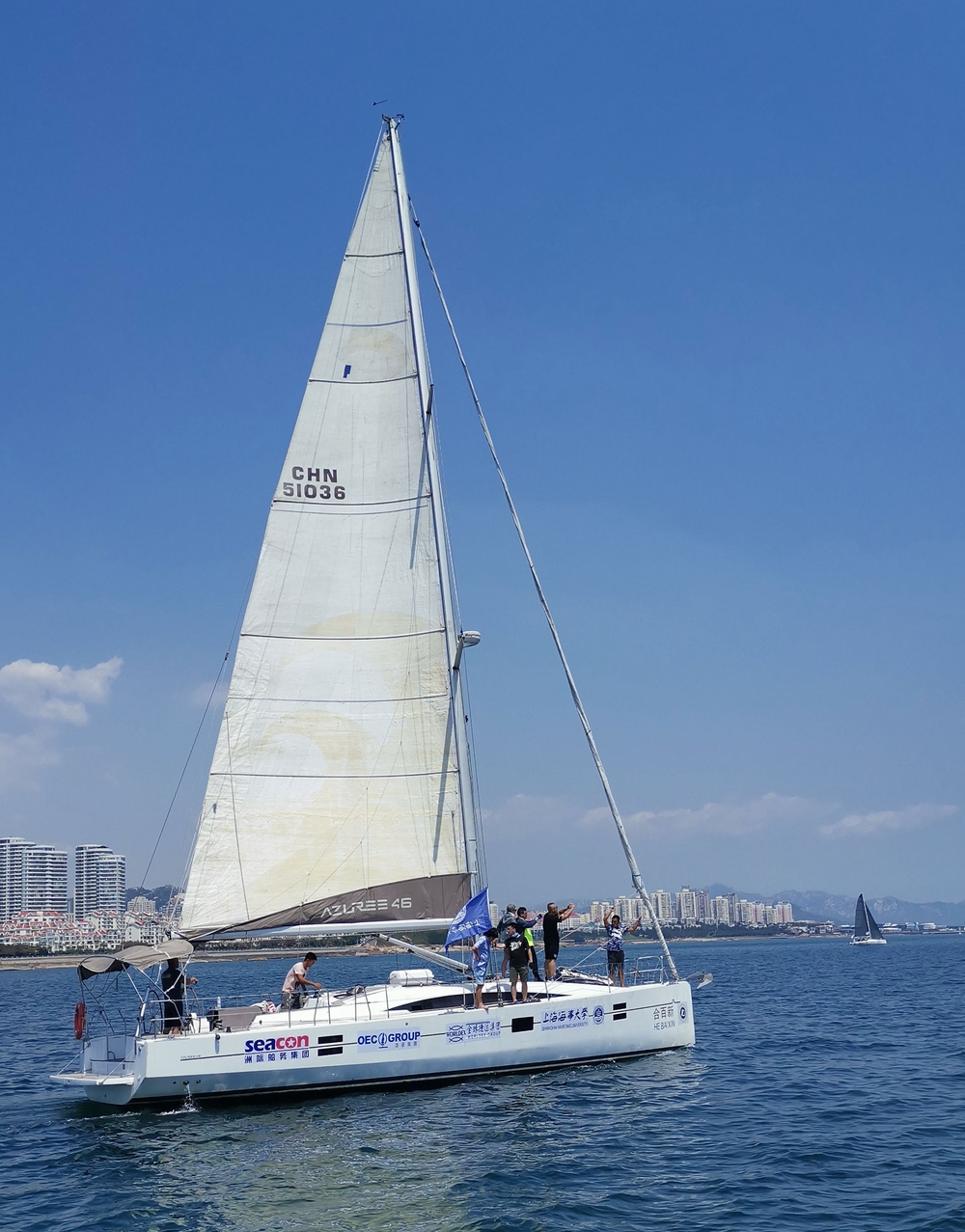 “海大天泽”帆行中国海系列活动第三航段启航