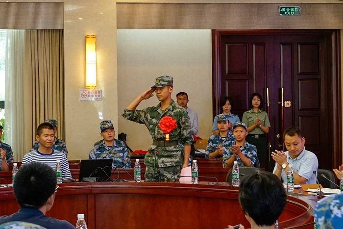 欢送现场