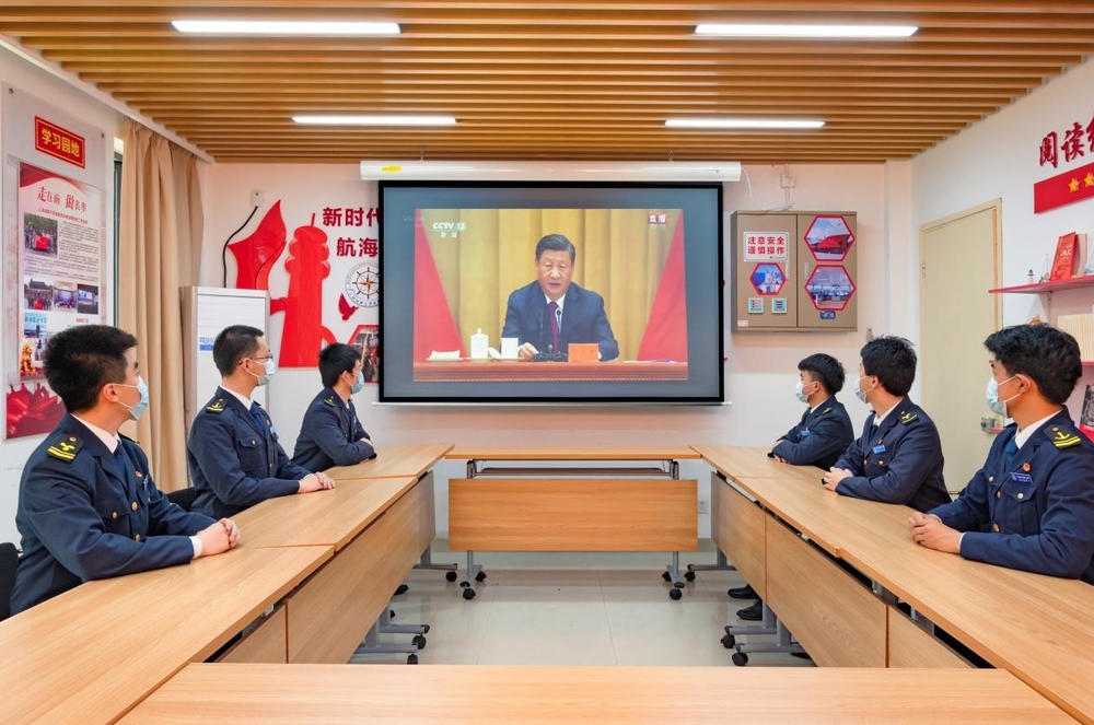 商船学院青年学子学习习近平总书记重要讲话精神