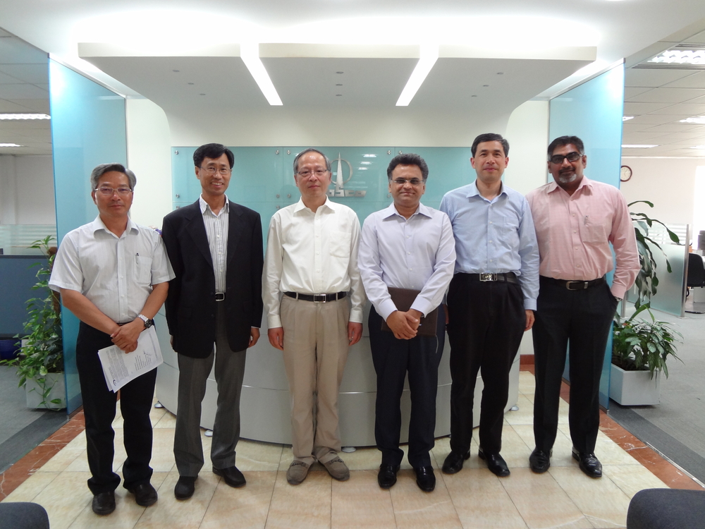 於书记一行访问中远西亚公司 於书记一行访问中远西亚公司