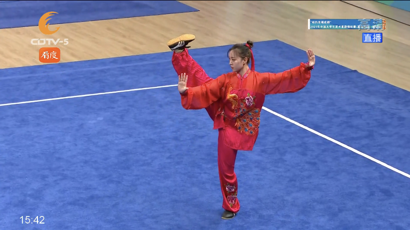 20210705024752263300.png 张子琪获女子丁组龙身蛇形太极拳金牌