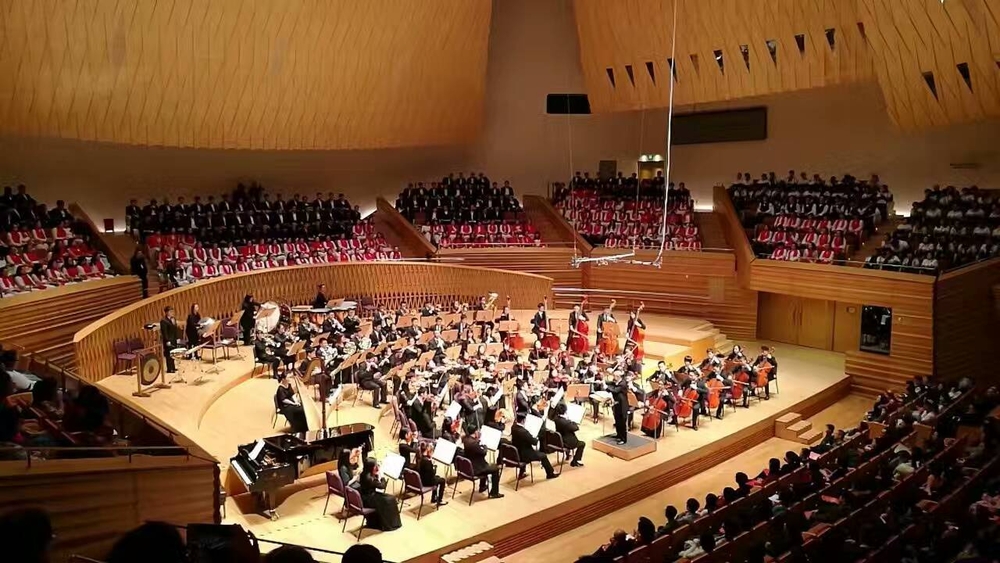 "青春放歌"演出现场