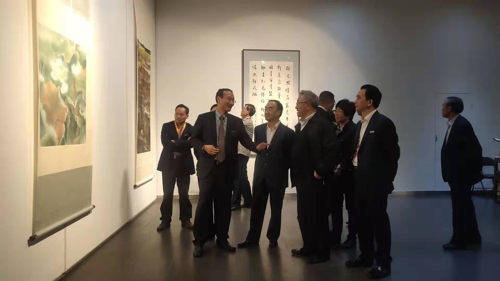 书画展现场
