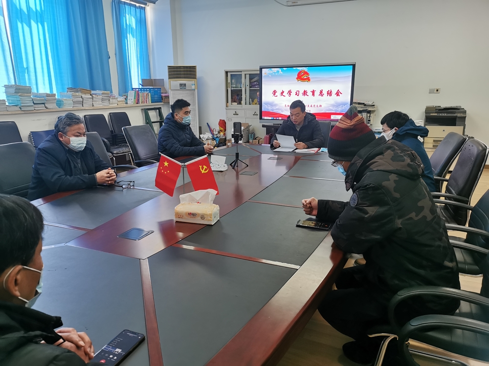 基础实验实训中心直属党支部召开党史学习教育总结会议