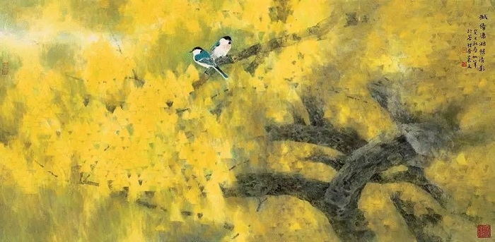 拟倩潇湘照清影 2013年 纸本设色 67.5×136cm 拟倩潇湘照清影 2013年 纸本设色 67.5×136cm