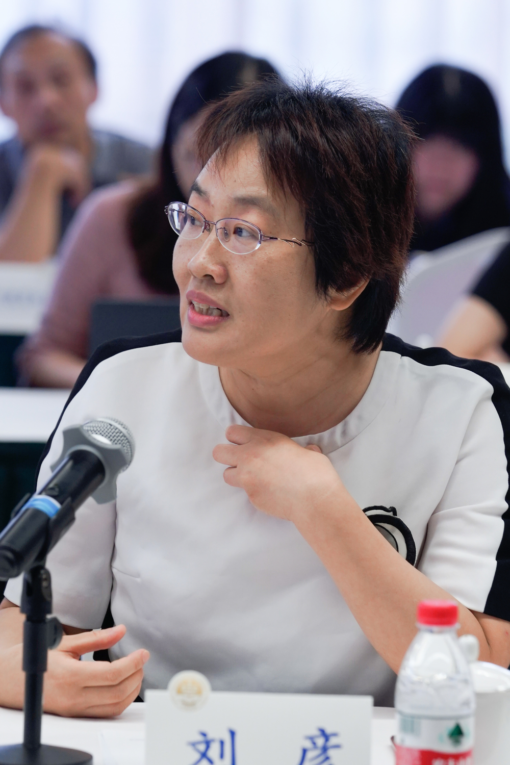 高文彬教授的学生代表、上海市刘彦律师事务所主任刘彦发言 高文彬教授的学生代表、上海市刘彦律师事务所主任刘彦发言