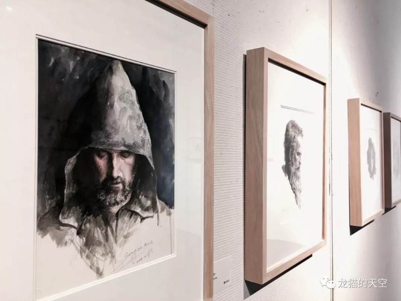 展览现场部分画作